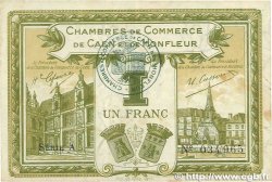 1 Franc FRANCE regionalismo e varie Caen et Honfleur 1915 JP.034.14 BB