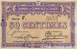 50 Centimes FRANCE regionalismo e varie Cahors 1915 JP.035.12 AU