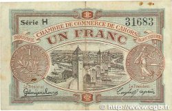 1 Franc FRANCE regionalism and various Cahors 1917 JP.035.19 VF