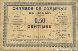 50 Centimes FRANCE regionalismo e varie Calais 1914 JP.036.01 B