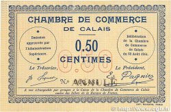 50 Centimes Annulé FRANCE regionalism and various  1914 JP.036.01var. AU