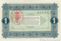 1 Franc Annulé FRANCE regionalismo y varios  1916 JP.036.25var. EBC+