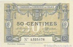 50 Centimes FRANCE regionalism and various Calais 1920 JP.036.42 AU