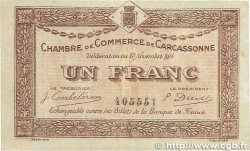 1 Franc FRANCE regionalism and miscellaneous Carcassonne 1914 JP.038.06 VF
