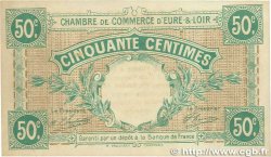 50 Centimes FRANCE regionalism and miscellaneous Chartres 1915 JP.045.01 XF+