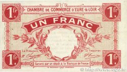 1 Franc FRANCE regionalism and miscellaneous Chartres 1915 JP.045.03 VF+