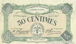 50 Centimes FRANCE Regionalismus und verschiedenen Chartres 1917 JP.045.05 VZ