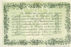 1 Franc FRANCE Regionalismus und verschiedenen Chateauroux 1915 JP.046.06 fST