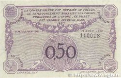 50 Centimes FRANCE regionalismo e varie Chateauroux 1920 JP.046.24 SPL
