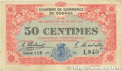 50 Centimes FRANCE regionalism and miscellaneous Cognac 1916 JP.049.01 VF