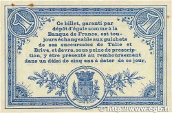 1 Franc FRANCE régionalisme et divers Corrèze 1915 JP.051.03 SUP+