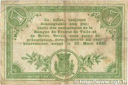 1 Franc FRANCE Regionalismus und verschiedenen Corrèze 1915 JP.051.12 S