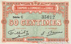 50 Centimes FRANCE Regionalismus und verschiedenen Corrèze 1915 JP.051.15 VZ