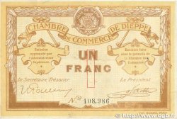 1 Franc FRANCE regionalism and various Dieppe 1918 JP.052.04 VF