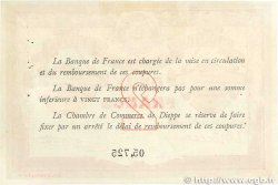 2 Francs FRANCE regionalismo e varie Dieppe 1918 JP.052.07 SPL
