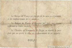 2 Francs FRANCE regionalism and various Dieppe 1918 JP.052.07 F