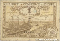 1 Franc FRANCE regionalism and various Dieppe 1920 JP.052.24 G