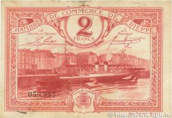 2 Francs FRANCE Regionalismus und verschiedenen Dieppe 1920 JP.052.26