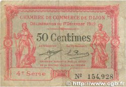 50 Centimes FRANCE regionalism and miscellaneous Dijon 1919 JP.053.17