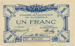 1 Franc FRANCE Regionalismus und verschiedenen Dunkerque 1918 JP.054.05 VZ