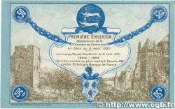 50 Centimes FRANCE regionalism and miscellaneous Fécamp 1920 JP.058.01 AU+