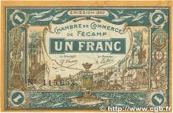 1 Franc FRANCE regionalism and miscellaneous Fécamp 1920 JP.058.03 XF+