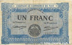 1 Franc FRANCE Regionalismus und verschiedenen Foix 1915 JP.059.03 fSS