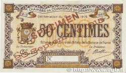 50 Centimes Spécimen FRANCE Regionalismus und verschiedenen Granville 1915 JP.060.02 fST
