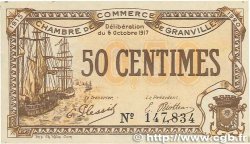 50 Centimes FRANCE regionalismo e varie Granville 1917 JP.060.11 AU+