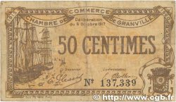 50 Centimes FRANCE Regionalismus und verschiedenen Granville 1917 JP.060.11 S
