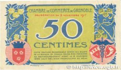 50 Centimes FRANCE regionalism and various Grenoble 1917 JP.063.16 XF+