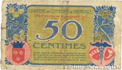 50 Centimes FRANCE regionalism and miscellaneous Grenoble 1917 JP.063.17 G
