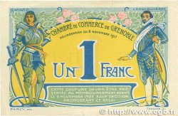 1 Franc FRANCE Regionalismus und verschiedenen Grenoble 1917 JP.063.20 fVZ