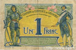 1 Franc FRANCE regionalism and miscellaneous Grenoble 1917 JP.063.20 VF