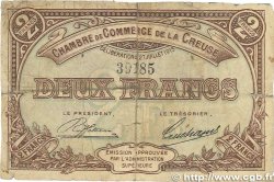 2 Francs FRANCE Regionalismus und verschiedenen Guéret 1915 JP.064.05 SGE