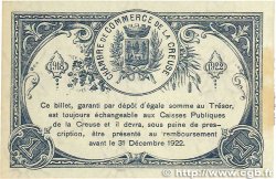 1 Franc FRANCE regionalism and various Guéret 1918 JP.064.17 AU