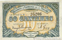 50 Centimes FRANCE Regionalismus und verschiedenen Guéret 1920 JP.064.19 fVZ