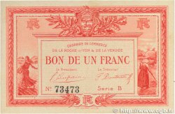 1 Franc FRANCE regionalism and various La Roche-Sur-Yon 1915 JP.065.09 AU