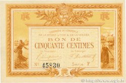 50 Centimes FRANCE regionalism and various La Roche-Sur-Yon 1915 JP.065.14 AU