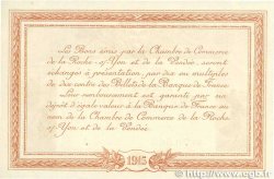 50 Centimes FRANCE Regionalismus und verschiedenen La Roche-Sur-Yon 1915 JP.065.23 VZ+