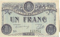 1 Franc FRANCE Regionalismus und verschiedenen  1920 JP.067.02var. VZ+