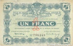 1 Franc FRANCE regionalism and various Le Havre 1920 JP.068.22 VF