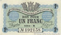 1 Franc FRANCE regionalism and various Le Puy 1916 JP.070.06 XF+