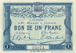 1 Franc FRANCE regionalism and various Le Tréport 1915 JP.071.02 XF+
