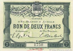 2 Francs FRANCE regionalismo e varie Le Tréport 1915 JP.071.03 SPL