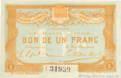 1 Franc FRANCE Regionalismus und verschiedenen Le Tréport 1916 JP.071.33 VZ+