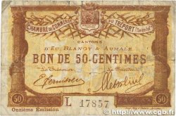 50 Centimes FRANCE regionalismo y varios Le Tréport 1918 JP.071.42 BC