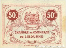 50 Centimes FRANCE Regionalismus und verschiedenen Libourne 1917 JP.072.18 VZ+