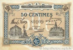 50 Centimes FRANCE regionalismo e varie Limoges 1914 JP.073.20 SPL