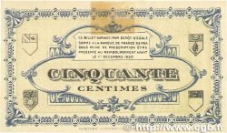 50 Centimes FRANCE regionalism and various Lons-Le-Saunier 1918 JP.074.01 XF+